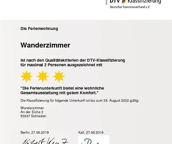 Paulus, Erholung Mitten Im Nationalpark Eifel 슈라이덴